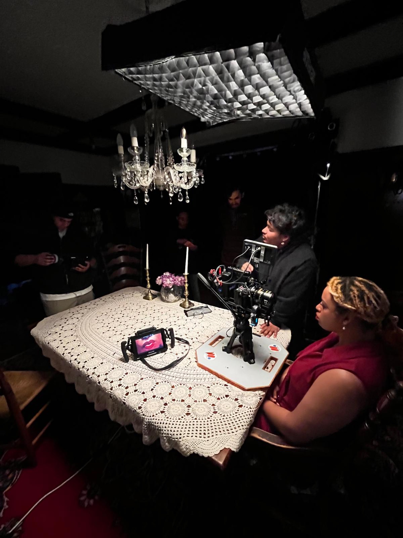 Behind the scenes, still 3